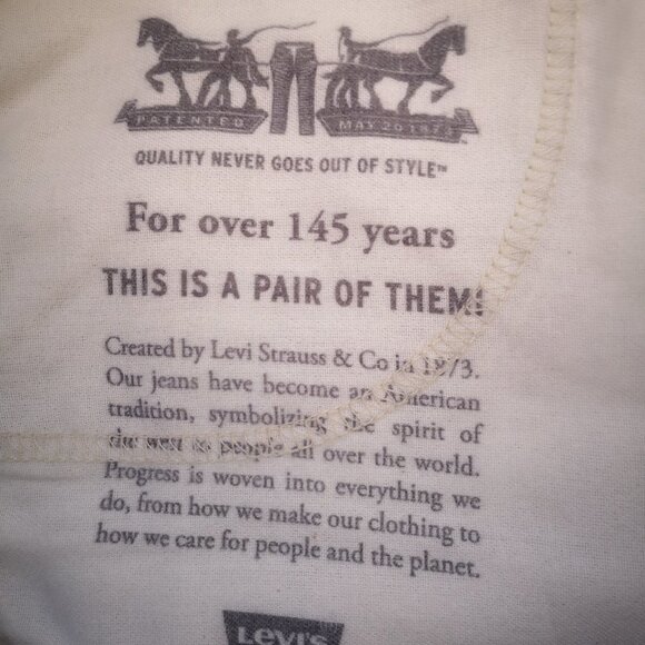 Levi's Men's Straight Jeans - Light Gray - Picture 8 of 14